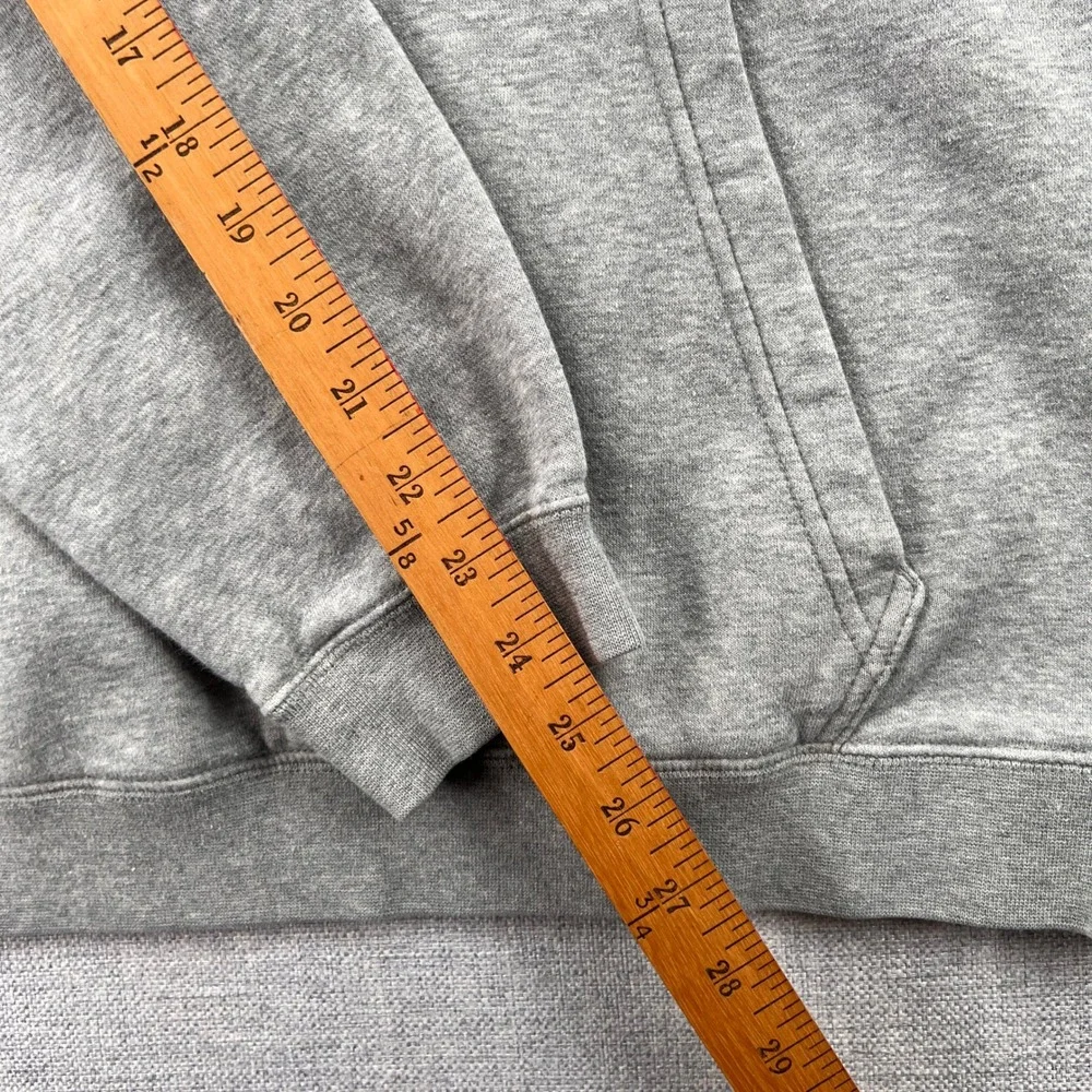 Nike Sportswear Club Fleece Pullover Hoodie Men Large Grey Active Minimal Lounge